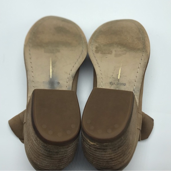 Dolce Vita Zabi ankle boots Tan Suede Size 8.5 - Picture 9 of 13